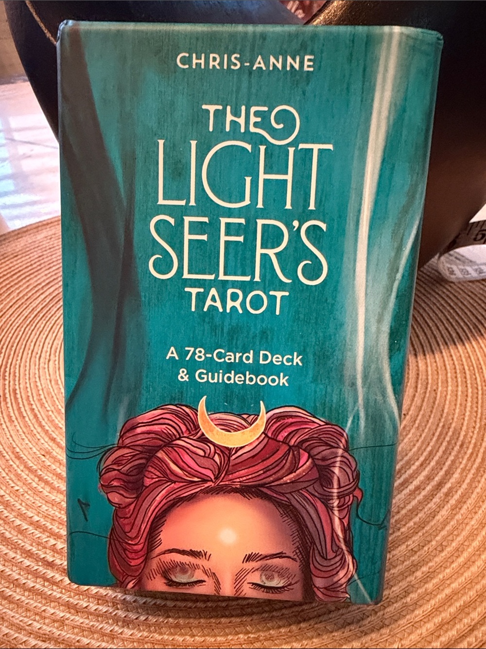 The Light Seer's Tarot Deck by Chris Anne- Teal Box w/Guidebook & 78 Cards